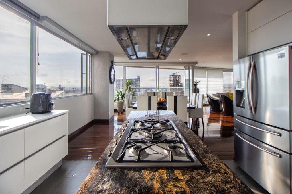 An air fryer in the kitchen