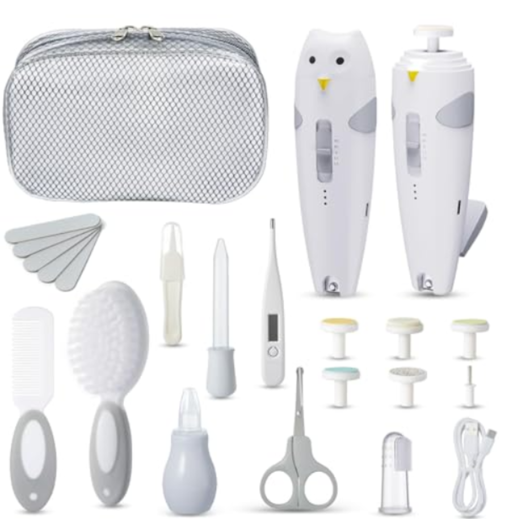 full baby grooming and care kit with case