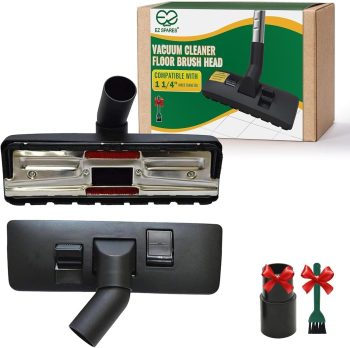 EZ SPARES 1 1/4 inch 32mm Universal Vacuum Cleaner Euro Floor Brush Head Brush Attachment For Floor and Carpet Combo Tool New Designed to Fit Hoover, Eureka, Rainbow, Shop VAC
