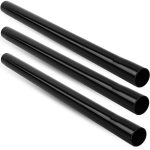 1.25 Inch Vacuum Extension Wands, 32mm Vacuum Accessories & Attachments | 15.75" Extension Wand Vacuum Pipe Tubes for Shop Vac, Wet/Dry Vacuums, and More| with 1-1/4" Fitting (3 Pack)
