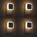 Sujeet Night Light, Night Lights Plug into Wall 4-Pack, Nightlight Plug in Night Lights, Dusk to Dawn Night Lamp Led Night Light for Bedroom, Bathroom, Hallway Warm White