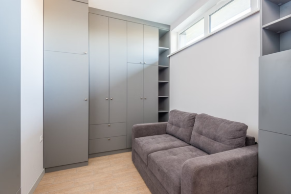 Concealed small room storage