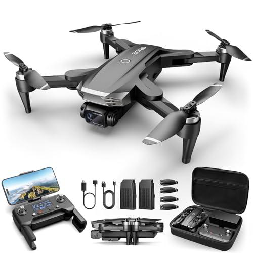 GPS drone with 4K camera hovering steadily