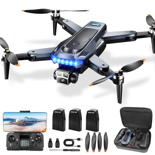 Foldable GPS drone with 1080P camera and one-key start
